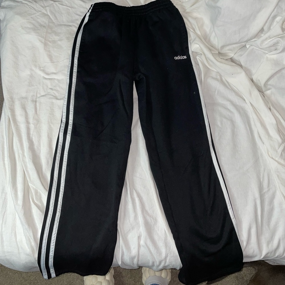 Black Adidas sweat pants